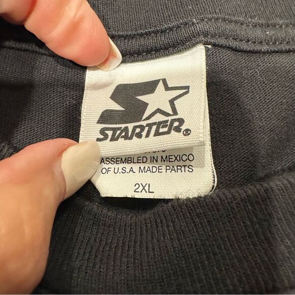 VINTAGE STARTER JACKSONVILLE JAGUARS 90’s NFL Football T-Shirt XL COTTON BLACK - Picture 4 of 7